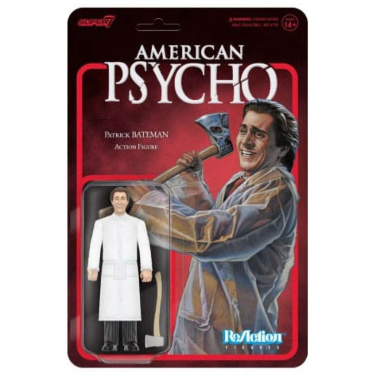 American Psycho (2000) ReAction Action Figure Wave 01 Patrick Bateman (Raincoat) 10 cm