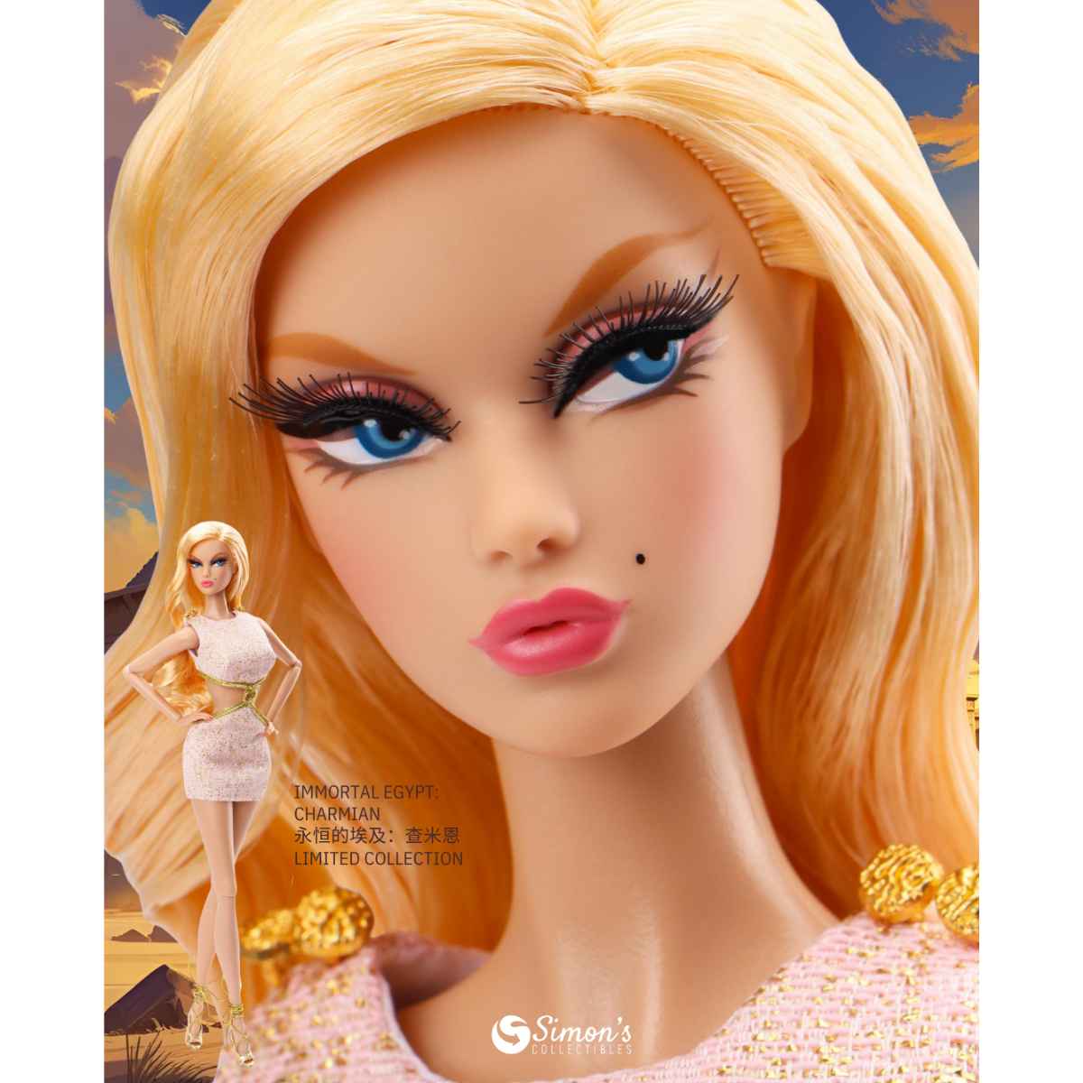 CLM2502 IMMORTAL EGYPT: CHARMIAN, 2025 JHDFASHIONDOLL Convention Exclusive