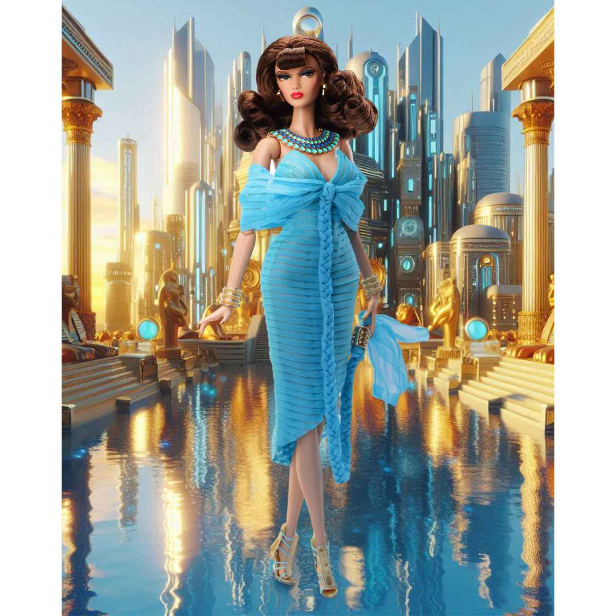 CLM2504 IMMORTAL EGYPT: NEFERTARI, 2025 JHDFASHIONDOLL Convention Exclusive
