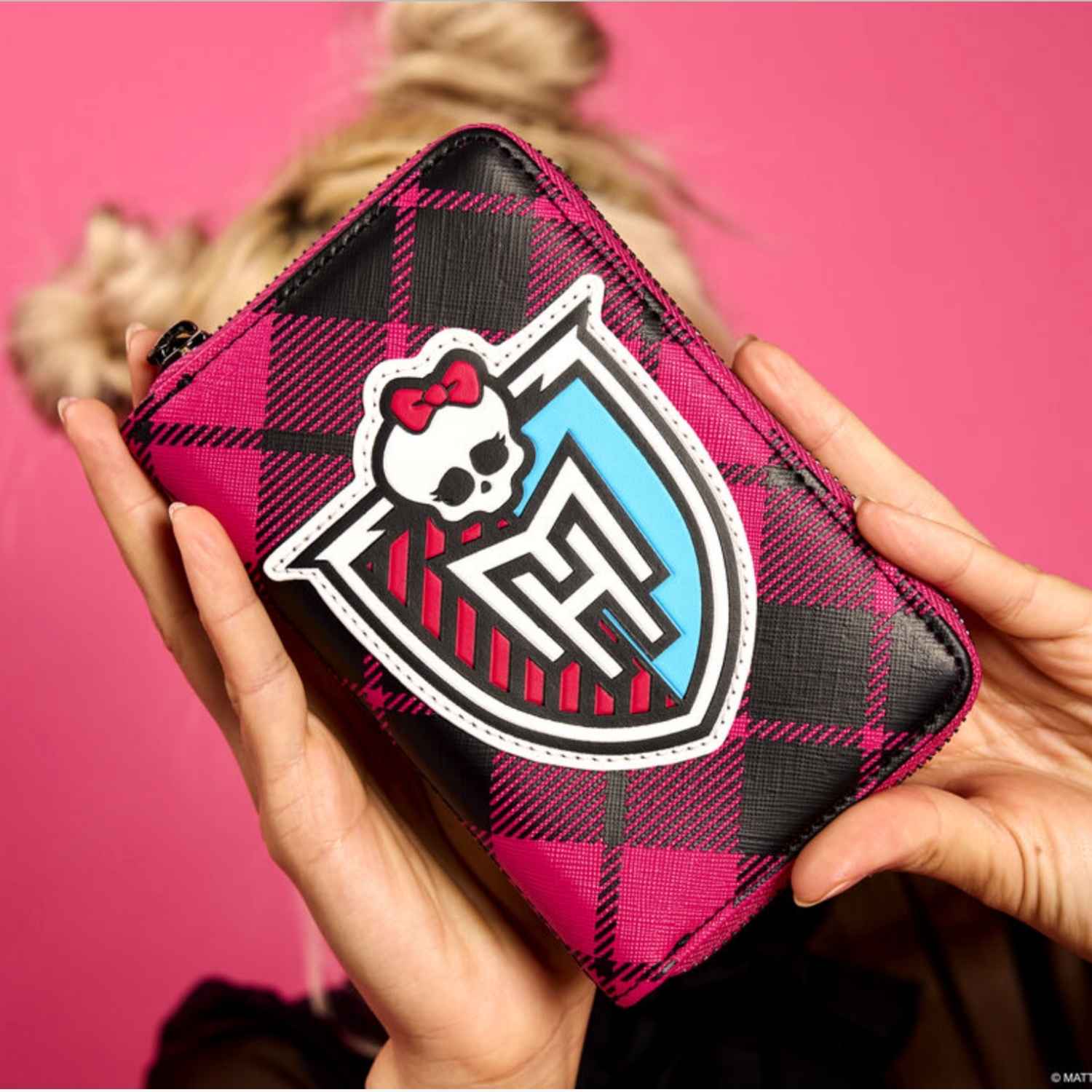 Loungefly x Mattel Monster High Crest Zip Around Wallet