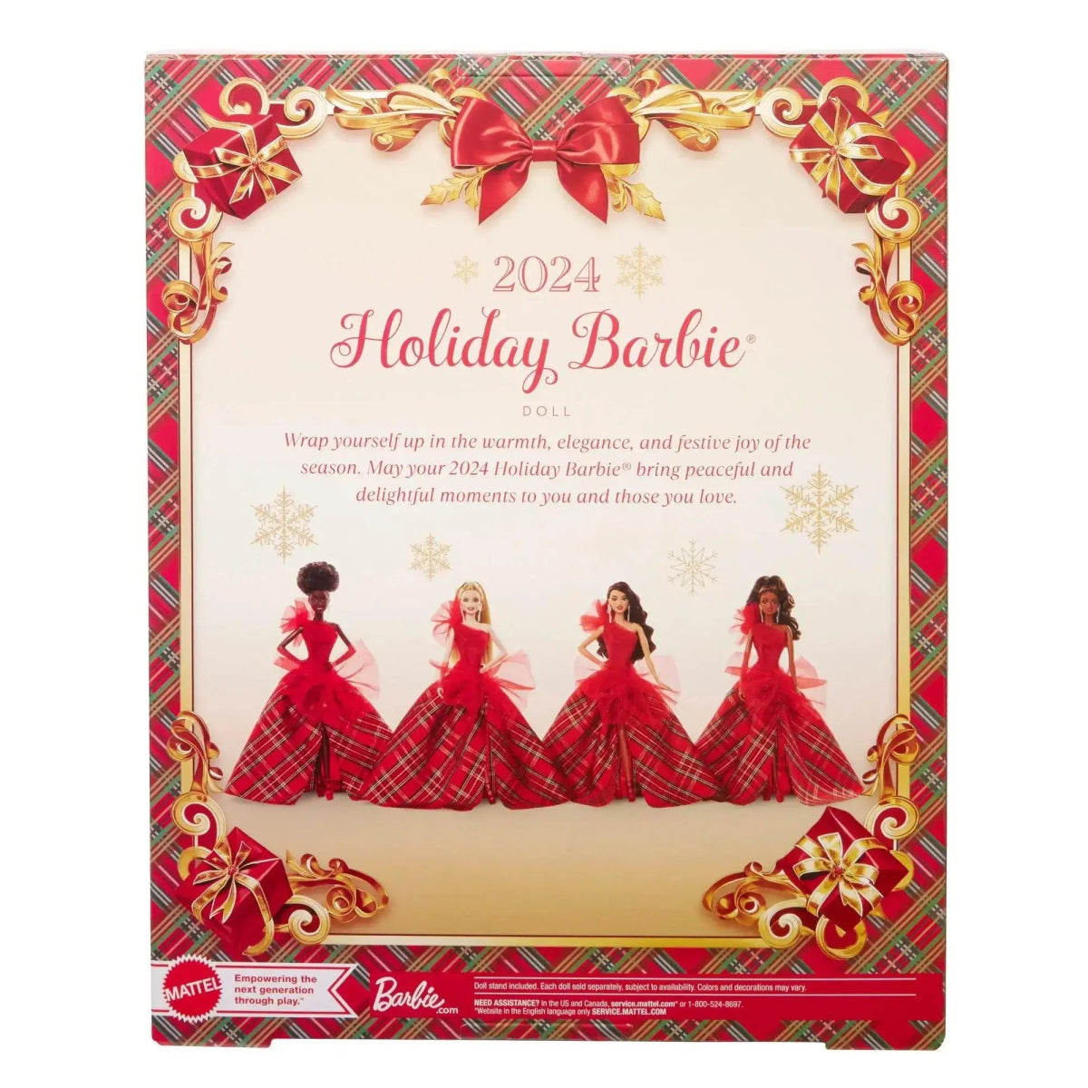 Barbie Signature 2024 Barbie Holiday Doll Black Hair - Simon's Collectibles