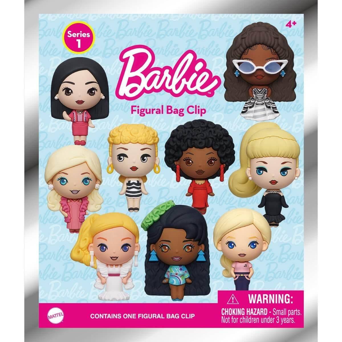 Monogram Barbie 3D Foam Bag Clip, Series 1 - Random Selection - Simon's Collectibles