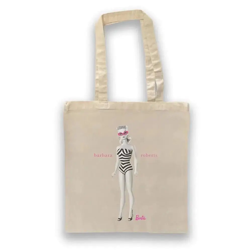 Barbie Barbara Roberts Iconic Zebra Swimsuit Recycled Cotton Tote Bag | Barbie