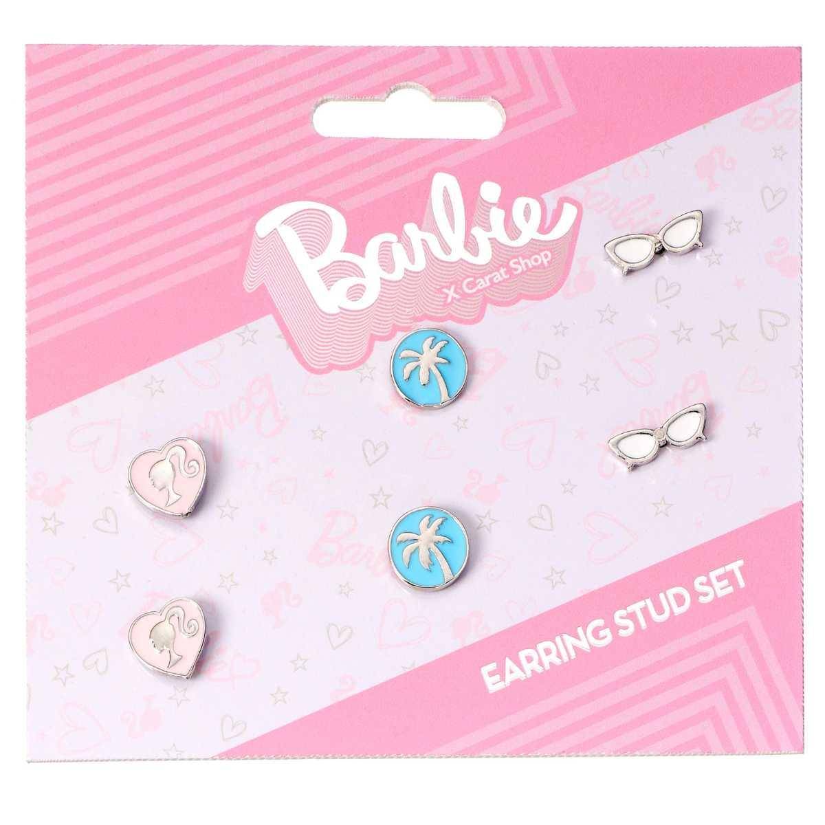 Barbie™️ Set of three Classic Earring Studs - Barbie x Carat Shop - Simon's Collectibles
