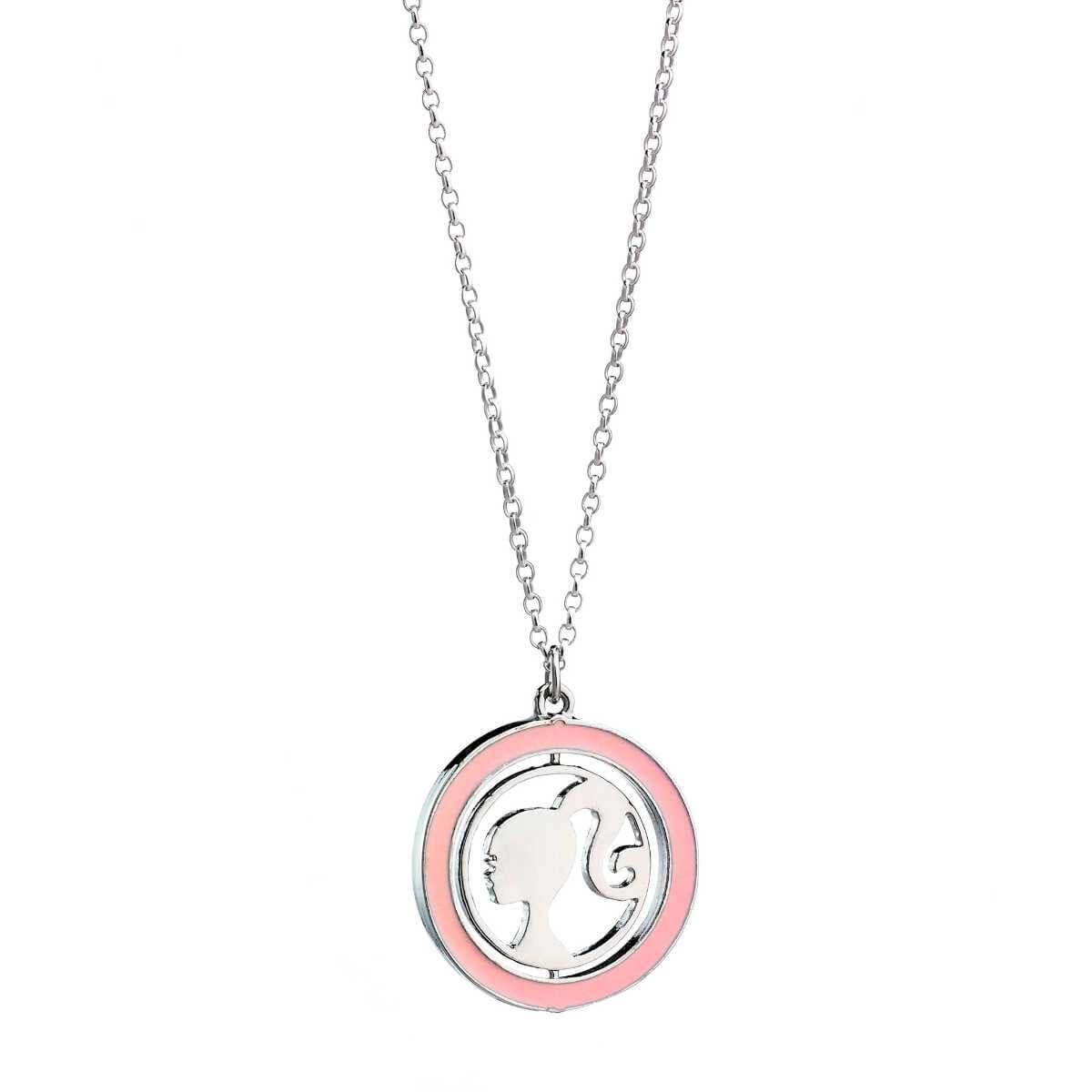 Barbie™️ Spinning Silhouette Necklace - Barbie x Carat Shop | Barbie x Carat Shop
