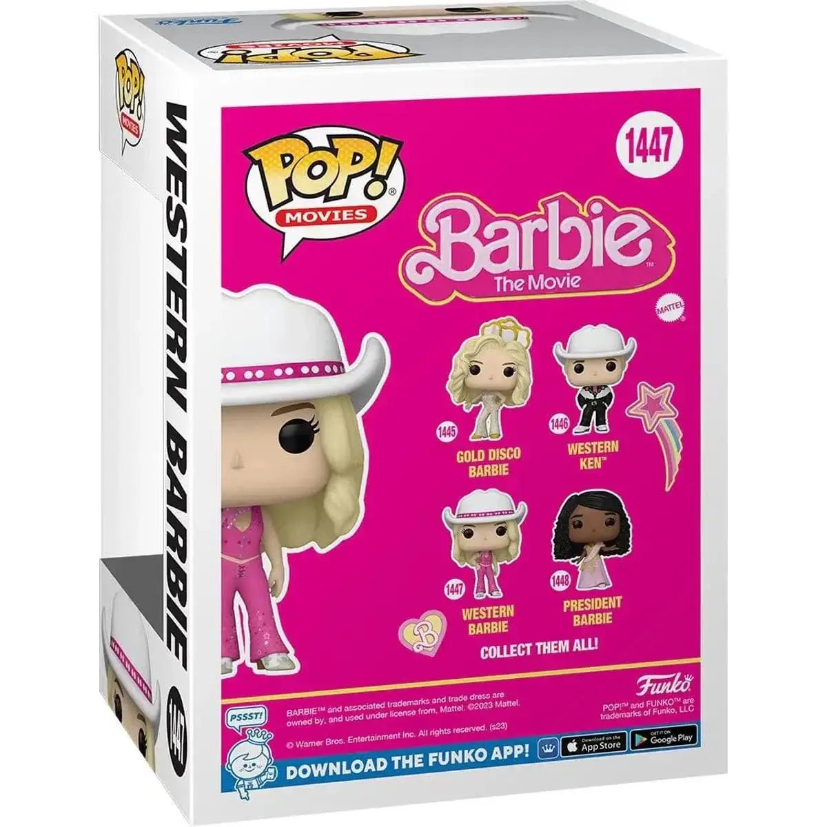 Barbie The Movie Western Barbie Funko Pop! Vinyl Figure 1447 - Simon's Collectibles
