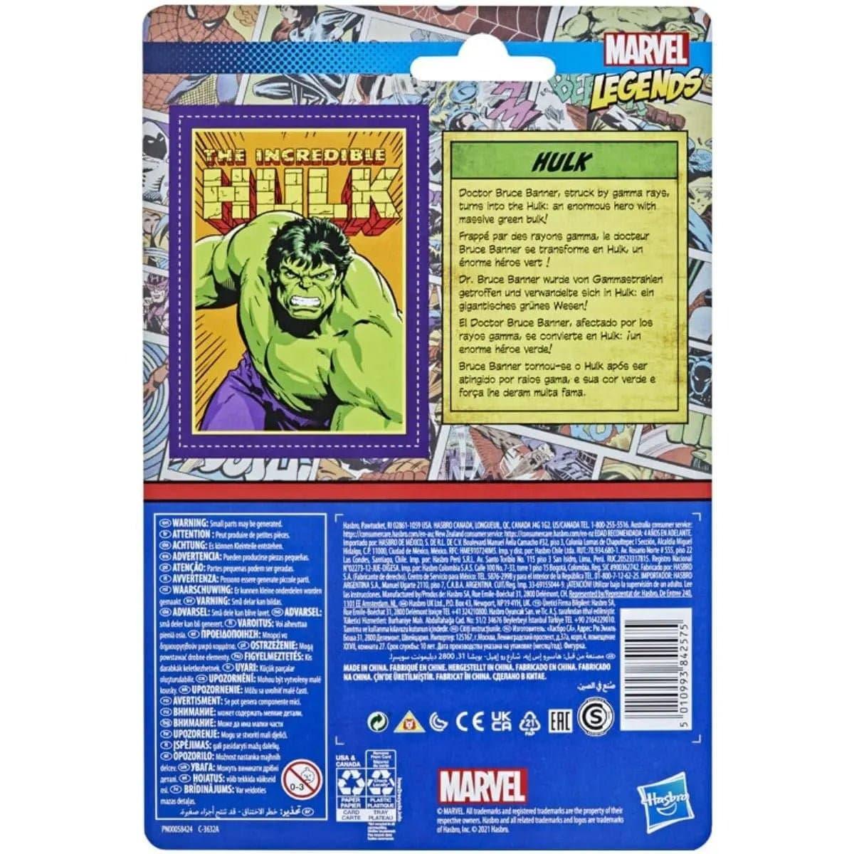 Marvel Legends Kenner Retro Collection The Incredible Hulk Action Figure - Simon's Collectibles