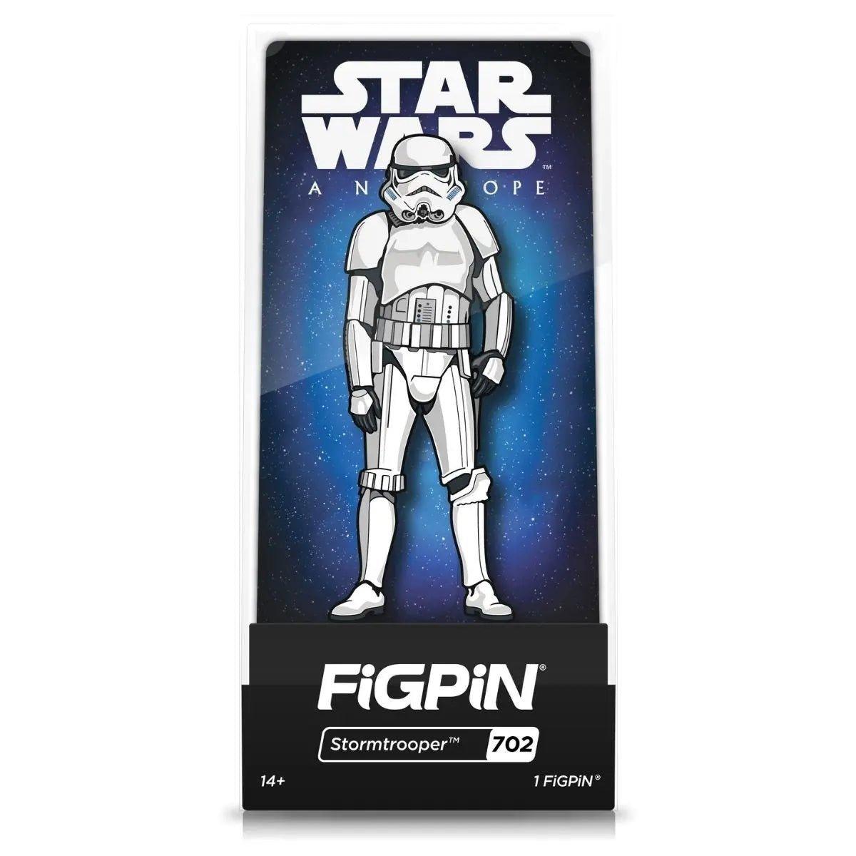 Star Wars: A New Hope Stormtrooper FiGPiN 3 - Inch Enamel Pin 702 - Simon's Collectibles