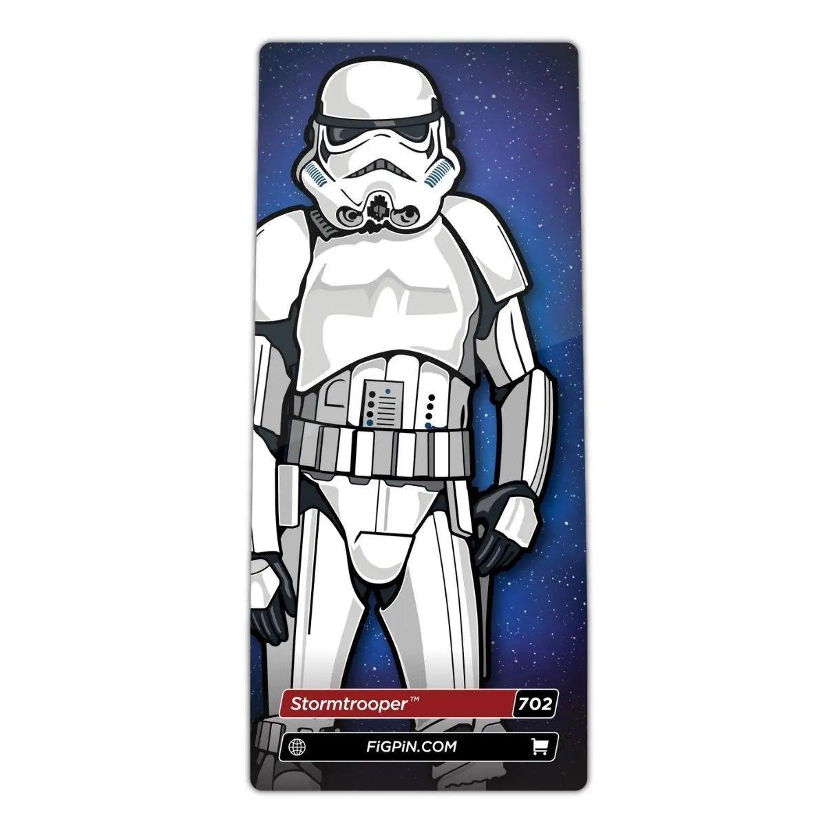 Star Wars: A New Hope Stormtrooper FiGPiN 3 - Inch Enamel Pin 702 - Simon's Collectibles