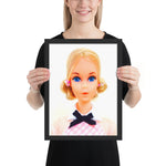 "1973 Quick Curl Barbie Portrait" Framed Museum - Quality Poster - Simon's Collectibles Limited Edition (Original Photography) - Simon's Collectibles