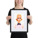 "1973 Quick Curl Barbie Portrait" Matted Museum - Quality Framed Print - Simon's Collectibles Limited Edition (Original Photography) - Simon's Collectibles
