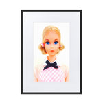 "1973 Quick Curl Barbie Portrait" Matted Museum - Quality Framed Print - Simon's Collectibles Limited Edition (Original Photography) - Simon's Collectibles