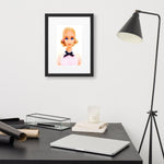 "1973 Quick Curl Barbie Portrait" Matted Museum - Quality Framed Print - Simon's Collectibles Limited Edition (Original Photography) - Simon's Collectibles