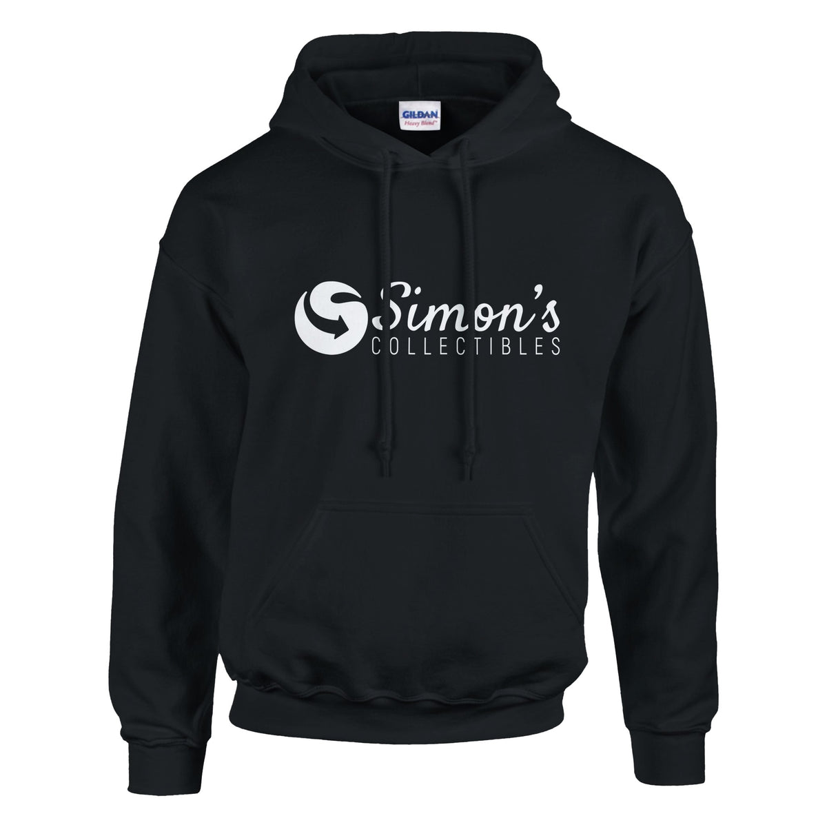 Simon's Collectibles Classic Unisex Black Pullover Hoodie | Simon's Collectibles