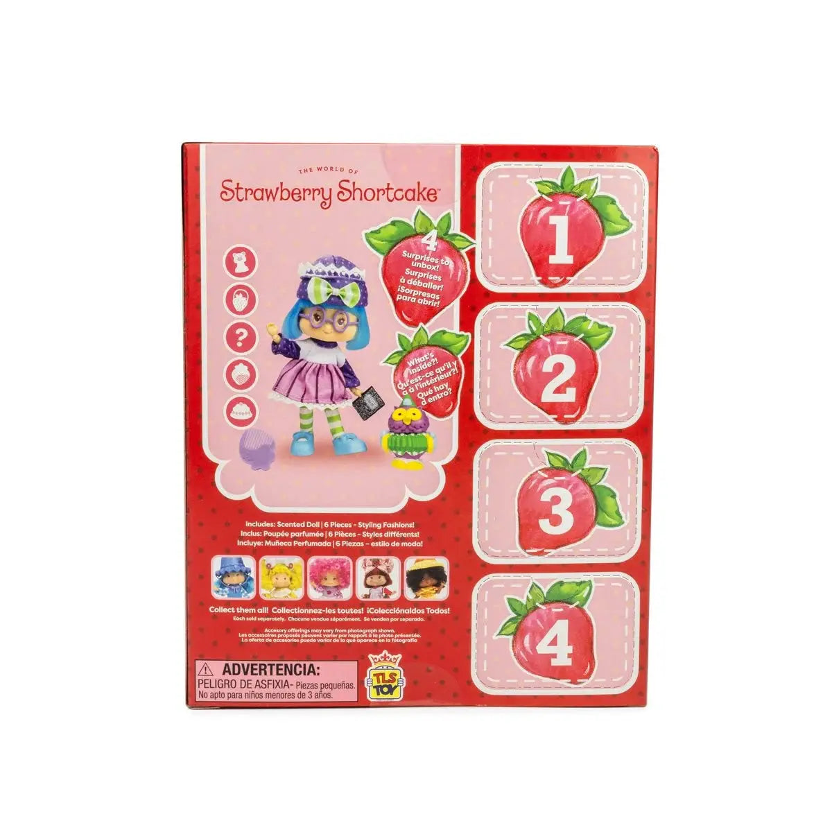 Strawberry Shortcake 5 1/2-Inch Plum Pudding Fashion Doll - SDCC 2024 Exclusive | Strawberry Shortcake