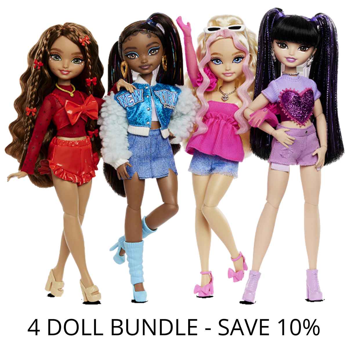 Barbie Dream Besties 4 Doll Bundle Deal