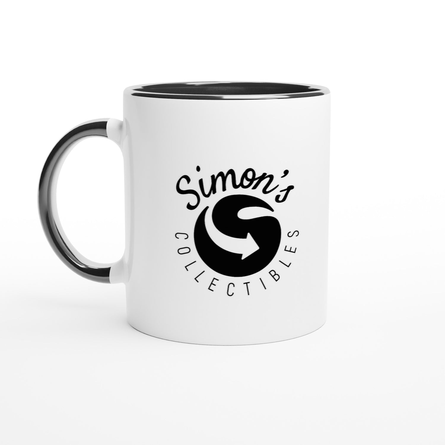 'Simon's Collectibles' White Ceramic Mug | Simon's Collectibles