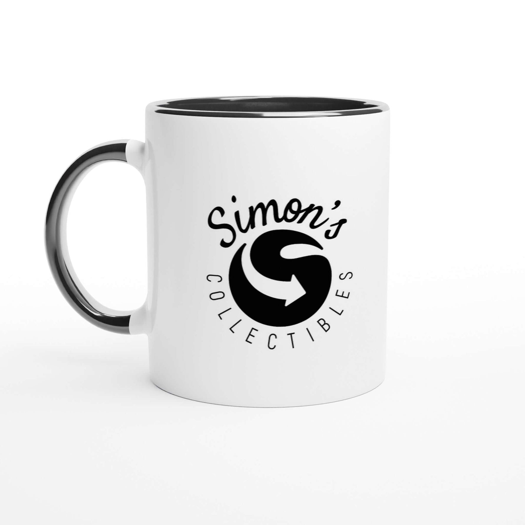 'Simon's Collectibles' White Ceramic Mug | Simon's Collectibles