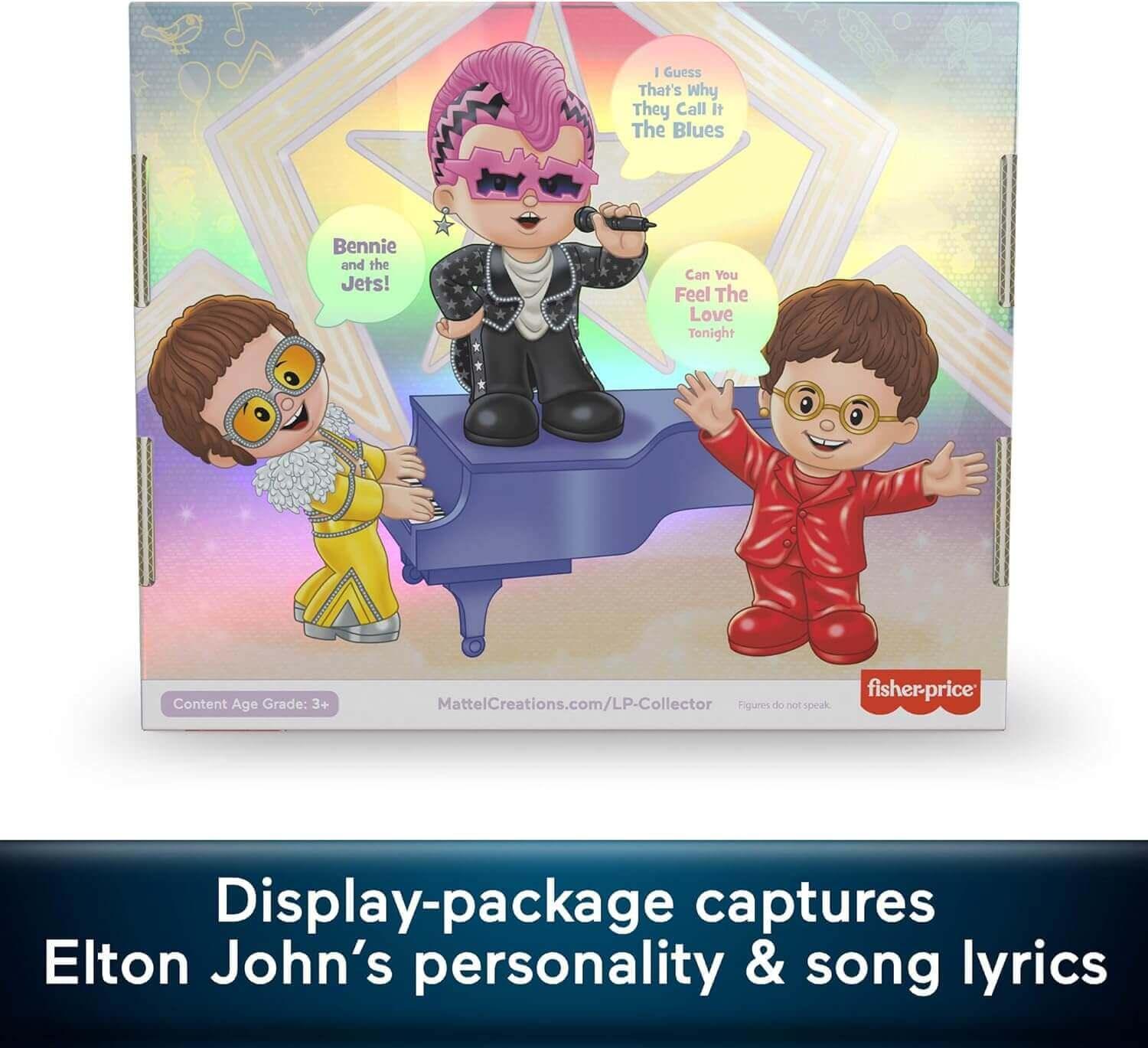 Little People Collector Elton John Special Edition Set For Adults & Fans, 3 Figures by Little People Collector in the at Action & Toy Figures section at Simon's Collectibles based in the UK.