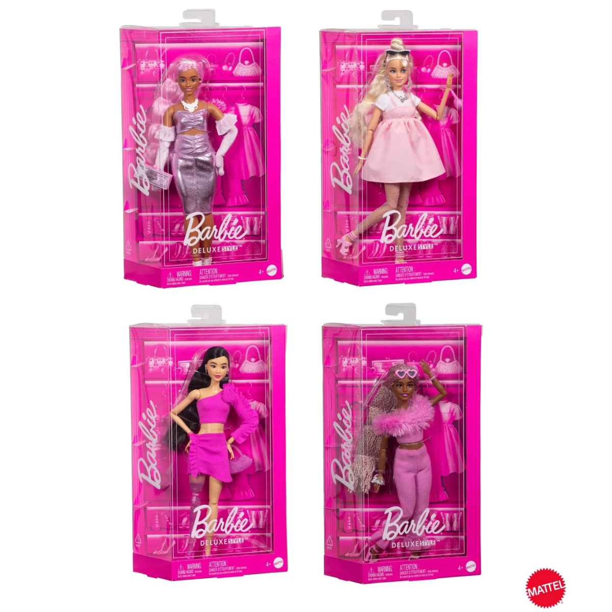 Barbie Deluxe Style 4 Doll Bundle