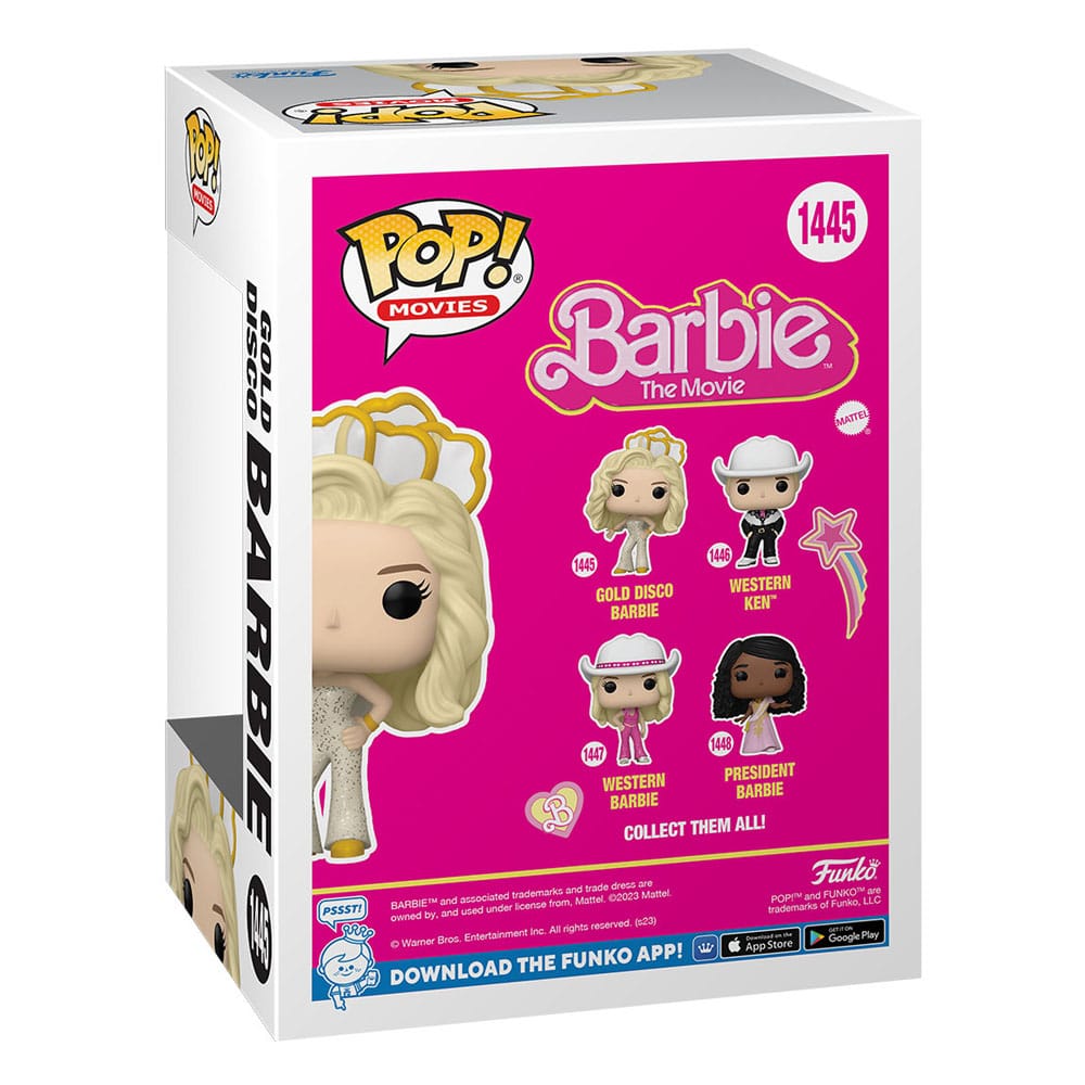 Barbie The Movie Gold Disco Barbie POP! Vinyl Figure 