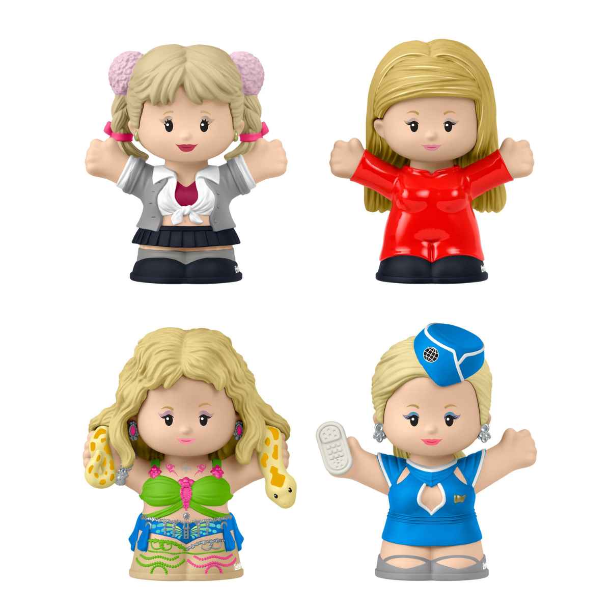 Britney Spears Fisher-Price Little People Collector Mini Figures 4-Pack