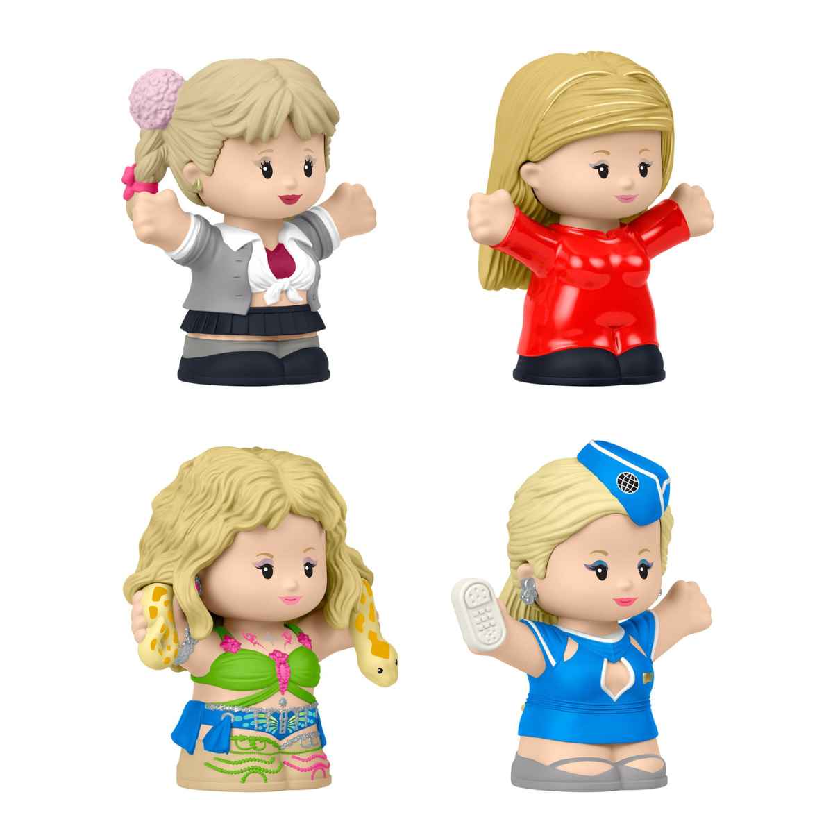 Britney Spears Fisher-Price Little People Collector Mini Figures 4-Pack