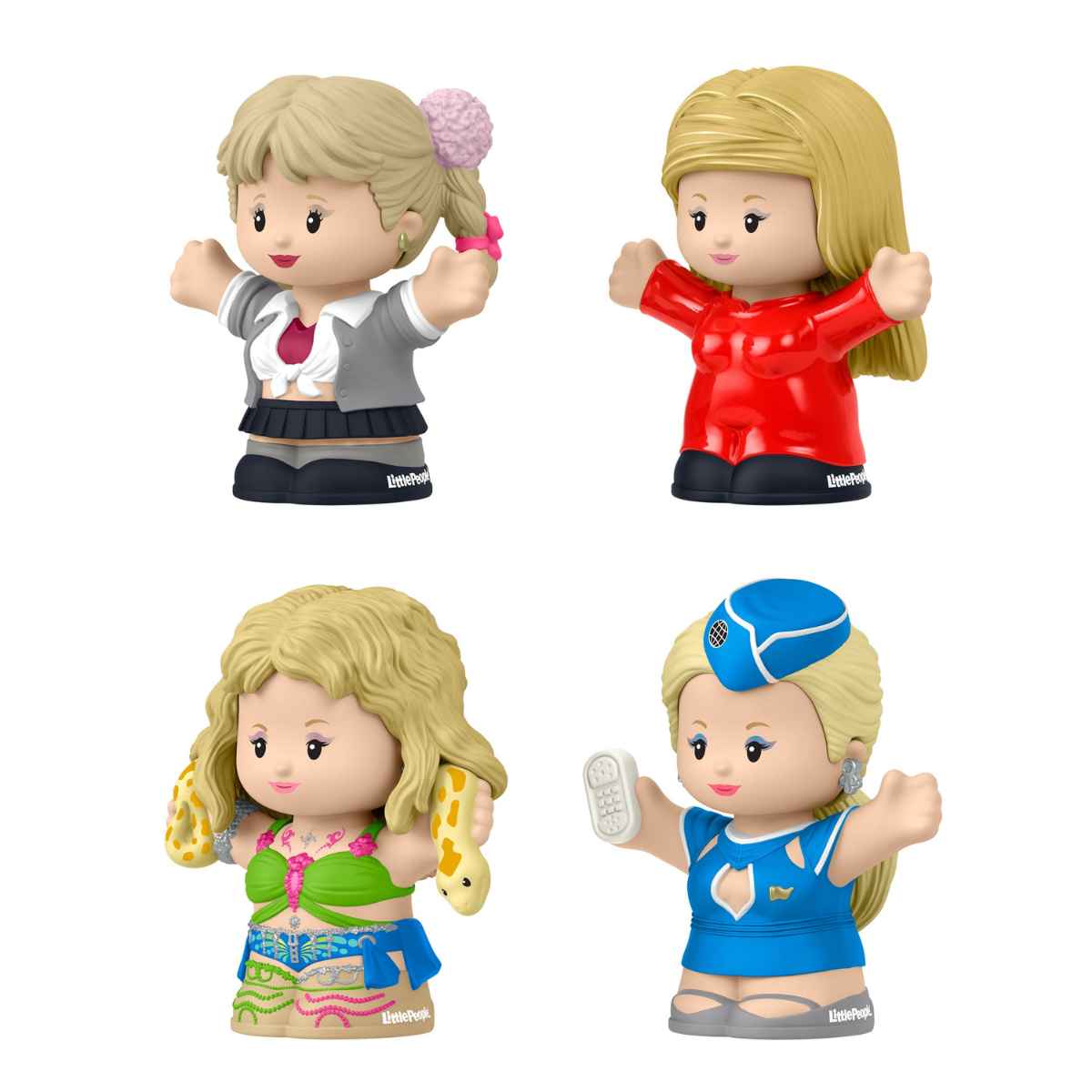 Britney Spears Fisher-Price Little People Collector Mini Figures 4-Pack