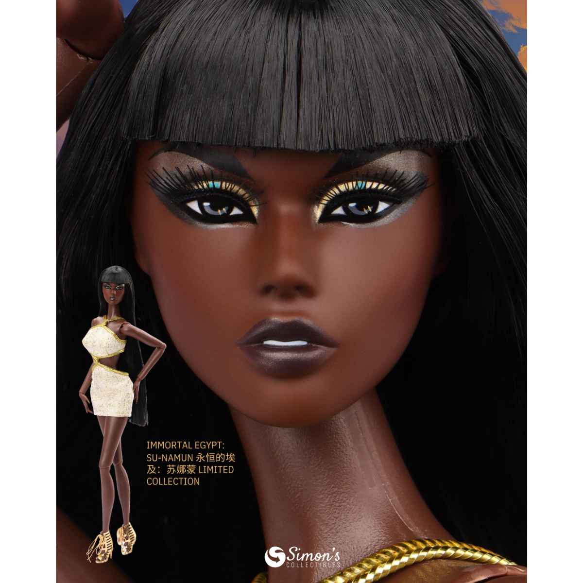CLM2503 IMMORTAL EGYPT: SU-NAMUN, 2025 JHDFASHIONDOLL Convention Exclusive