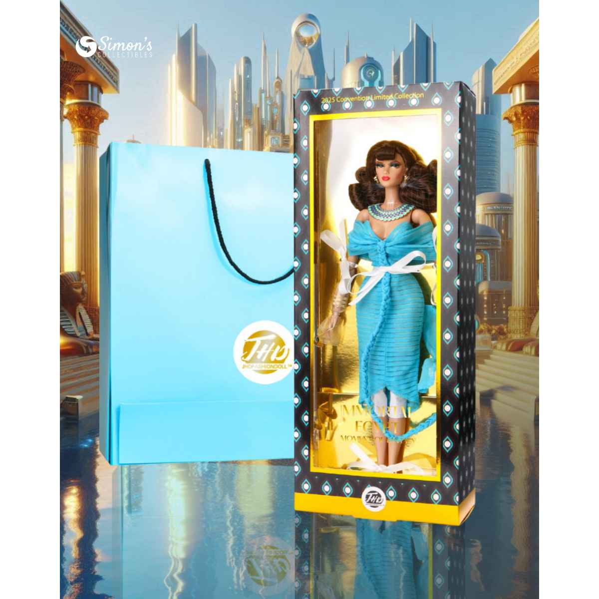 CLM2504 IMMORTAL EGYPT: NEFERTARI, 2025 JHDFASHIONDOLL Convention Exclusive