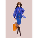 JHDFASHIONDOLL M2510 - Champs-Élysées 2 GLORIA - Limited Edition Parisian Fashion Doll
