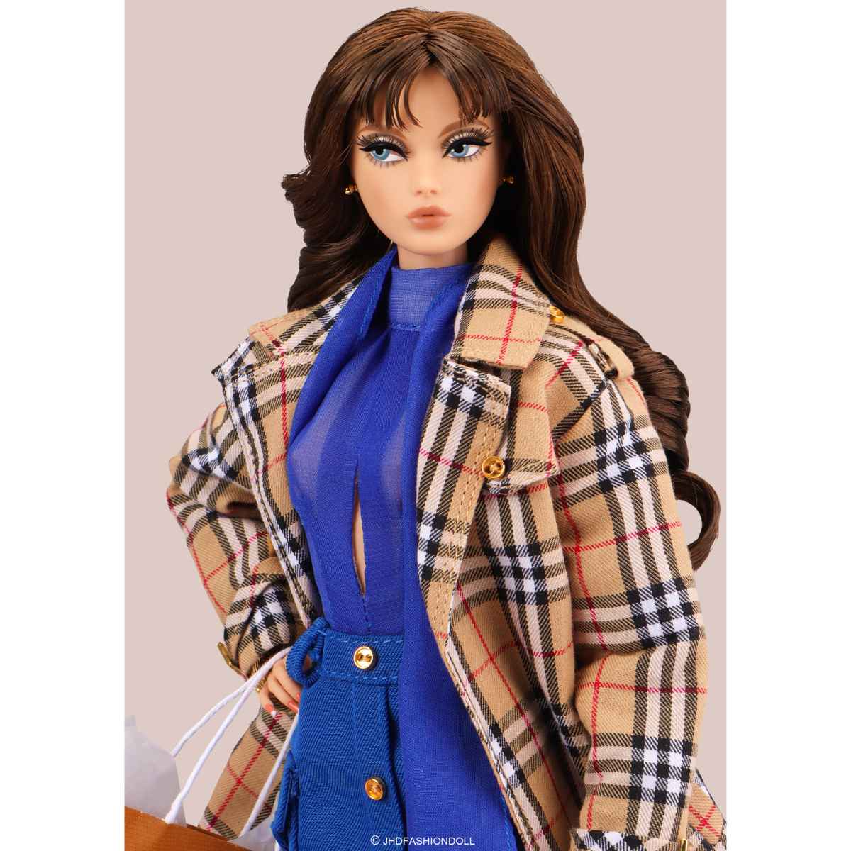 JHDFASHIONDOLL M2510 - Champs-Élysées 2 GLORIA - Limited Edition Parisian Fashion Doll