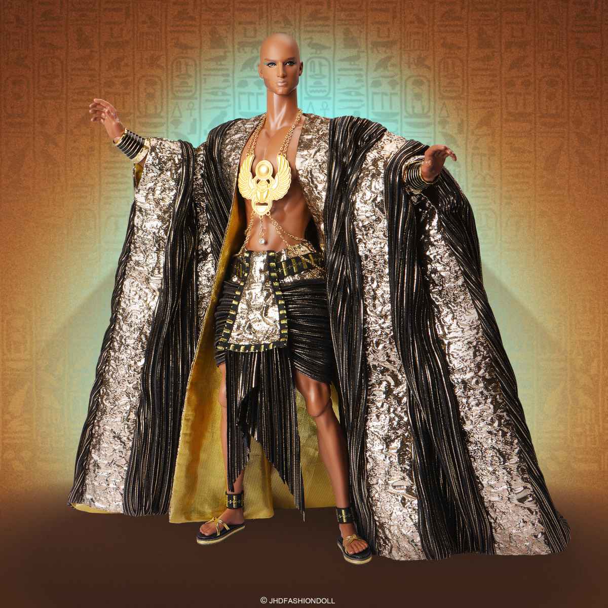 JHDFASHIONDOLL Moment Of Fantasy: IMMORTAL EGYPT HIGH PRIEST ADONIS Doll