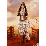 Barbie doll in a western outfit with a scenic background. JHDFASHIONDOLL Yellowstone: Farm Girl Candice - VIP Club Exclusive (M2514)
