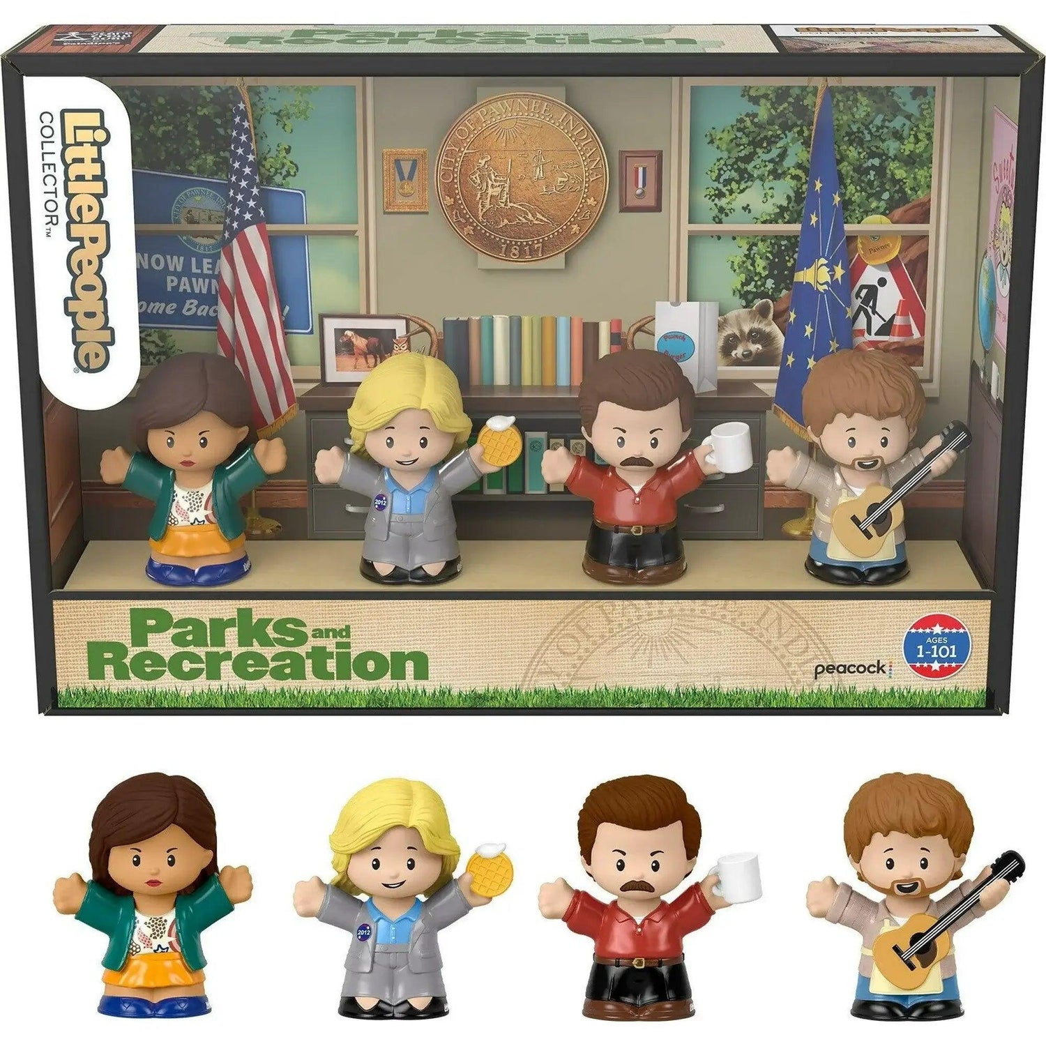 Little People Collector Parks and Recreation Special Edition Set, 4 Figures by Little People Collector in the at Action & Toy Figures section at Simon's Collectibles based in the UK.