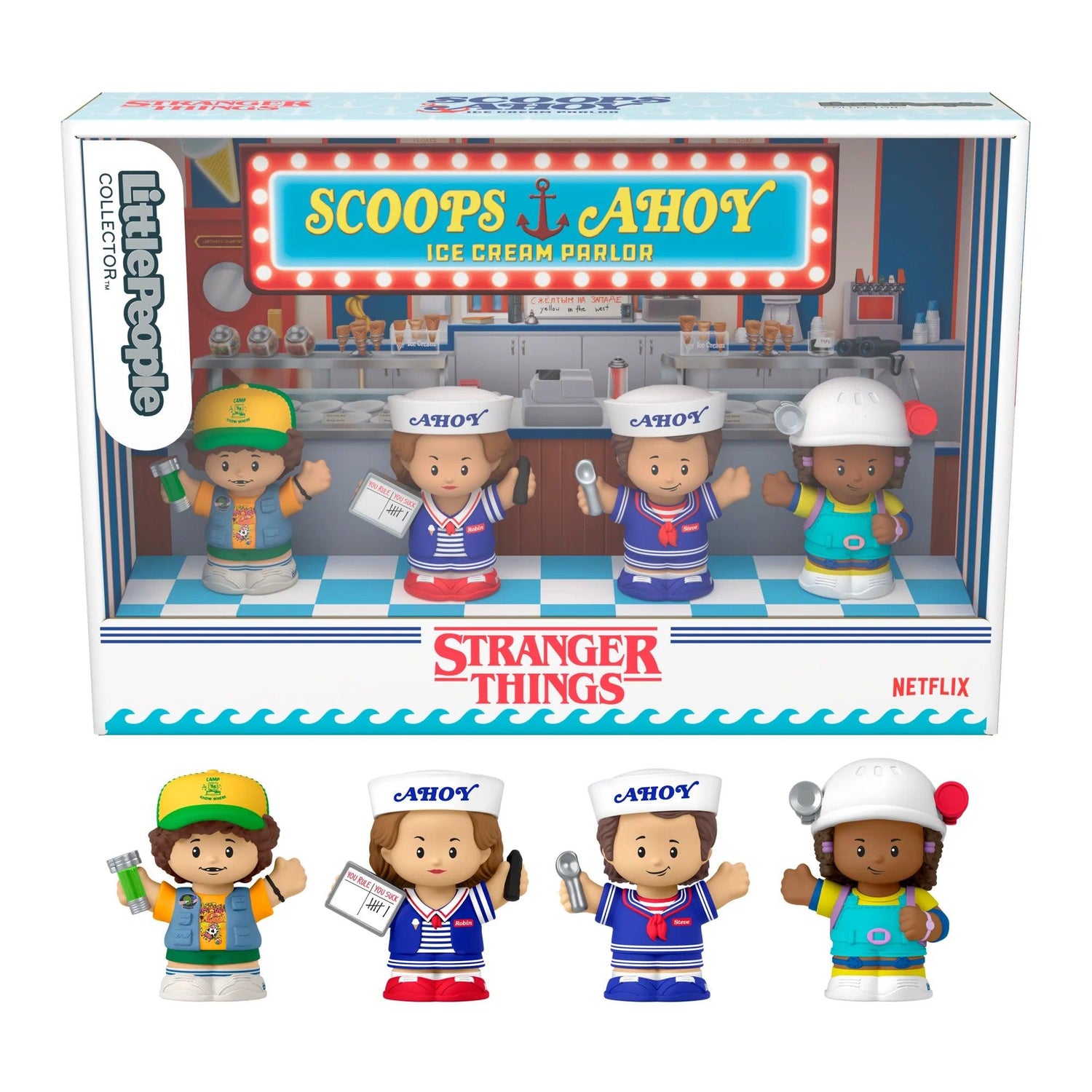 Little People Collector Stranger Things: Scoops Troop Special Edition Set by Little People Collector in the at Action & Toy Figures section at Simon's Collectibles based in the UK.