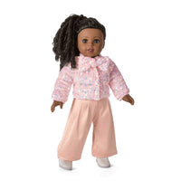 Thumbnail for American Girl x Something Navy Topped with a Bow Puffer Coat for 18-inch Dolls - Simon's Collectibles