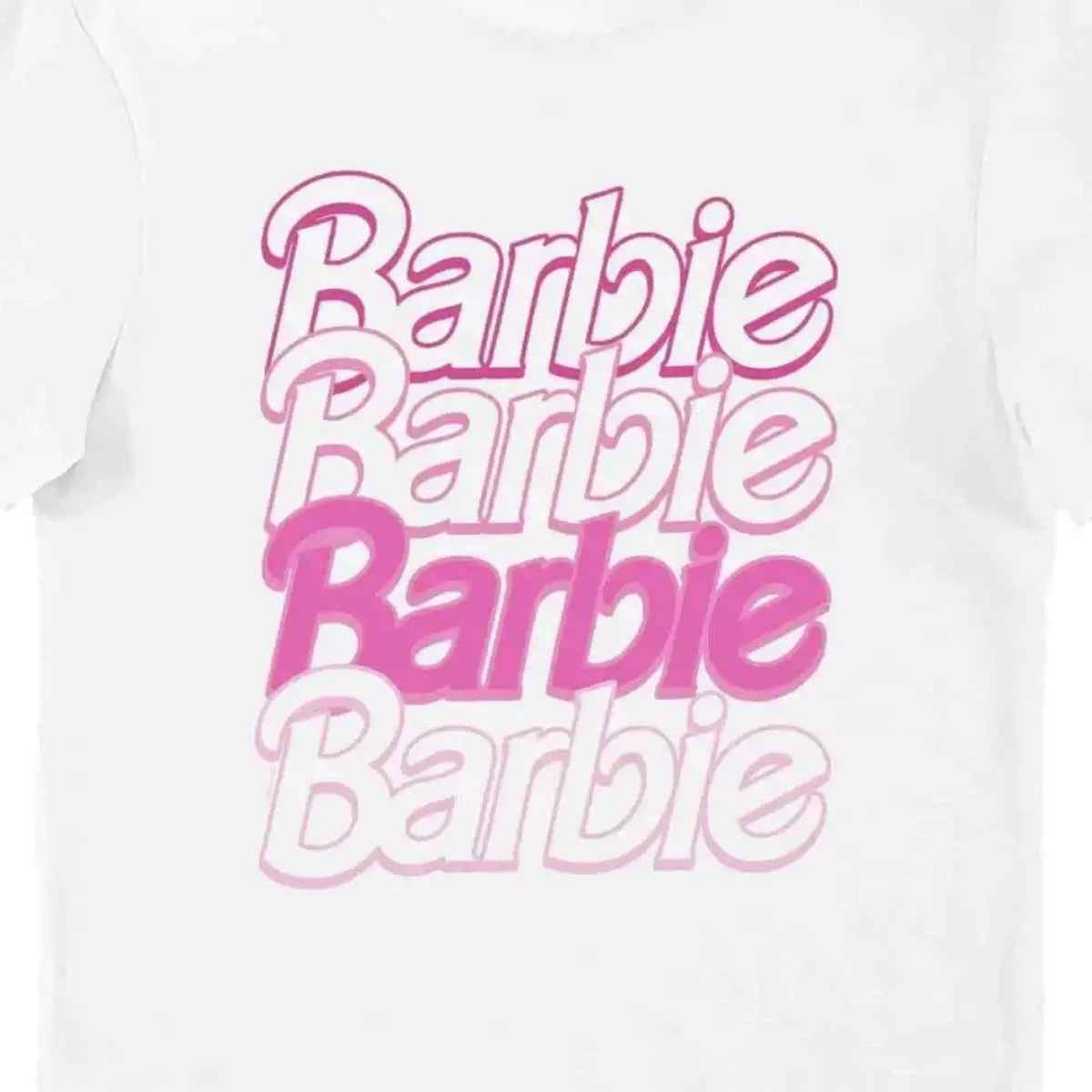 Barbie Logo Mania Bundle - Statement T-Shirt & Tote Bag Set - Simon's Collectibles