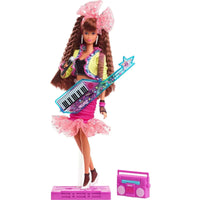 Thumbnail for Barbie Rewind 80s Edition Dolls' Night Out Doll-Themed Doll (Brunette) - Simon's Collectibles