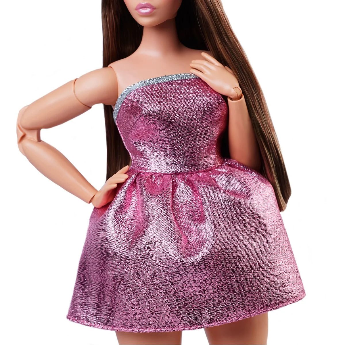 Barbie Signature Barbie Looks Doll #24 (Curvy, Long Brown Hair) - Simon's Collectibles