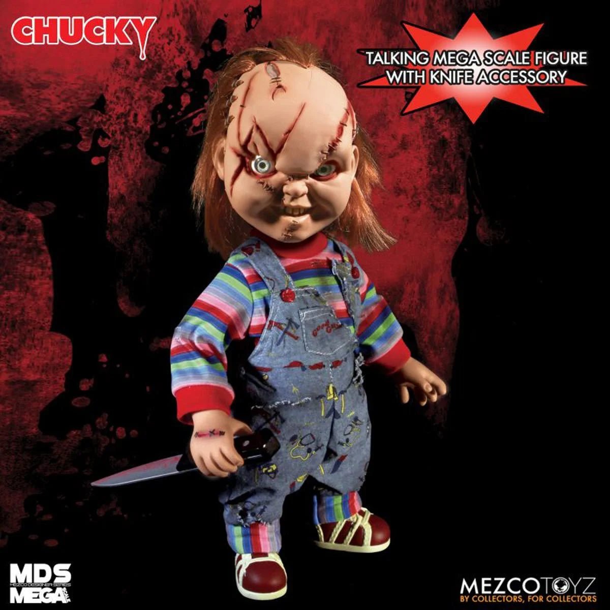 Child's Play Chucky Talking Mega-Scale (Scared Face) 15-Inch Doll - Simon's Collectibles