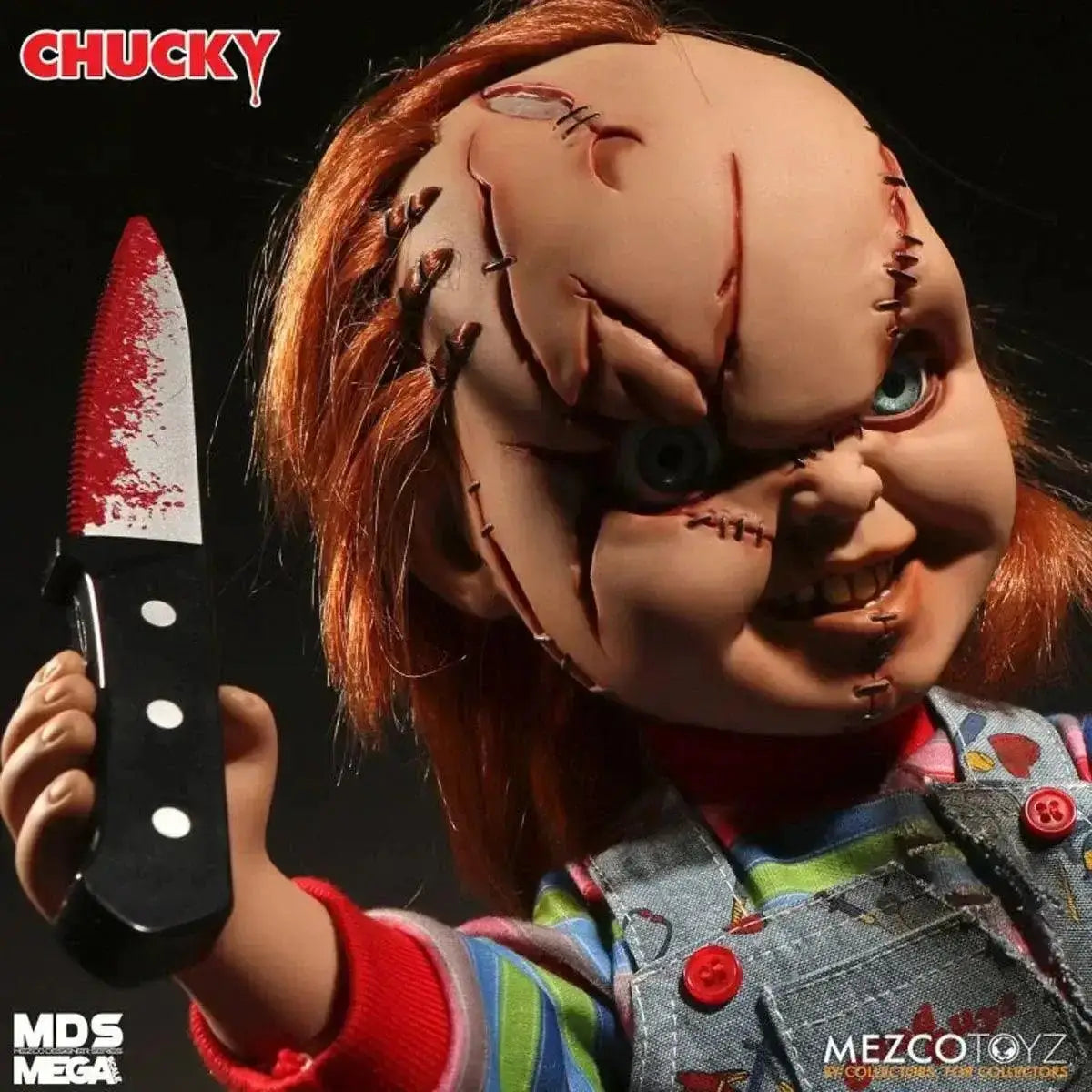 Child's Play Chucky Talking Mega-Scale (Scared Face) 15-Inch Doll | Living Dead Dolls