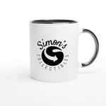 'Simon's Collectibles' White Ceramic Mug | Simon's Collectibles