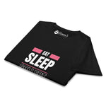 'Eat Sleep Collect Dolls Repeat' Collector's Comfort Tee - Premium Cotton Semi - Fitted Women's T-Shirt - Simon's Collectibles