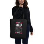 "Eat Sleep Play Dolls Repeat" Eco-Friendly Collector's Tote - Simon's Collectibles Exclusive