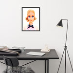 "1973 Quick Curl Barbie Portrait" Framed Museum-Quality Print - Simon's Collectibles Limited Edition (Original Photography)