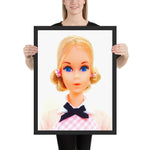 "1973 Quick Curl Barbie Portrait" Framed Museum-Quality Print - Simon's Collectibles Limited Edition (Original Photography)