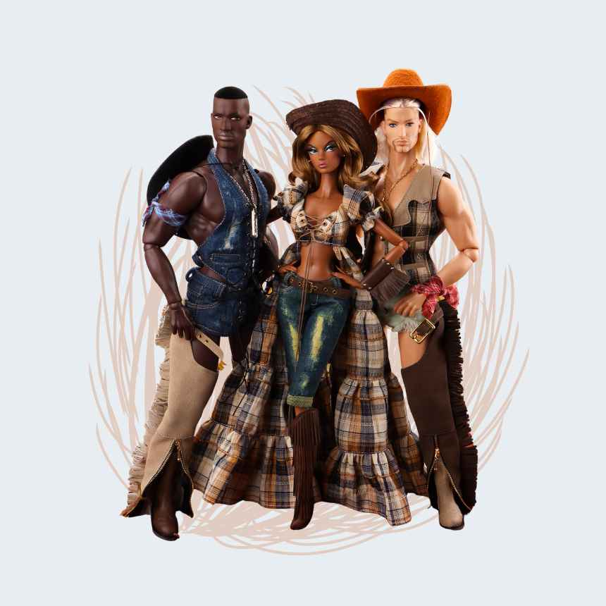 JHDFASHIONDOLL Yellowstone Collection Dolls