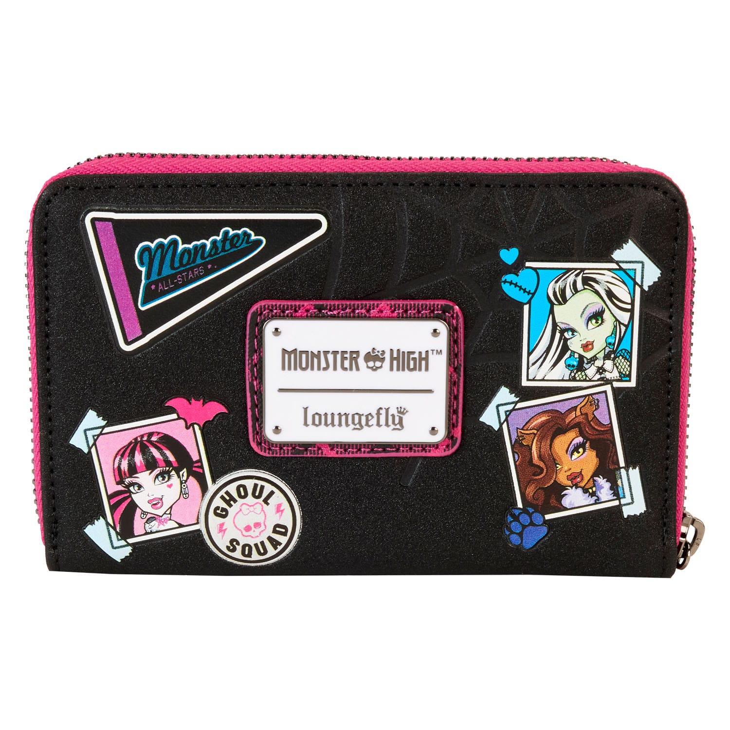 Loungefly x Mattel Monster High Crest Zip Around Wallet