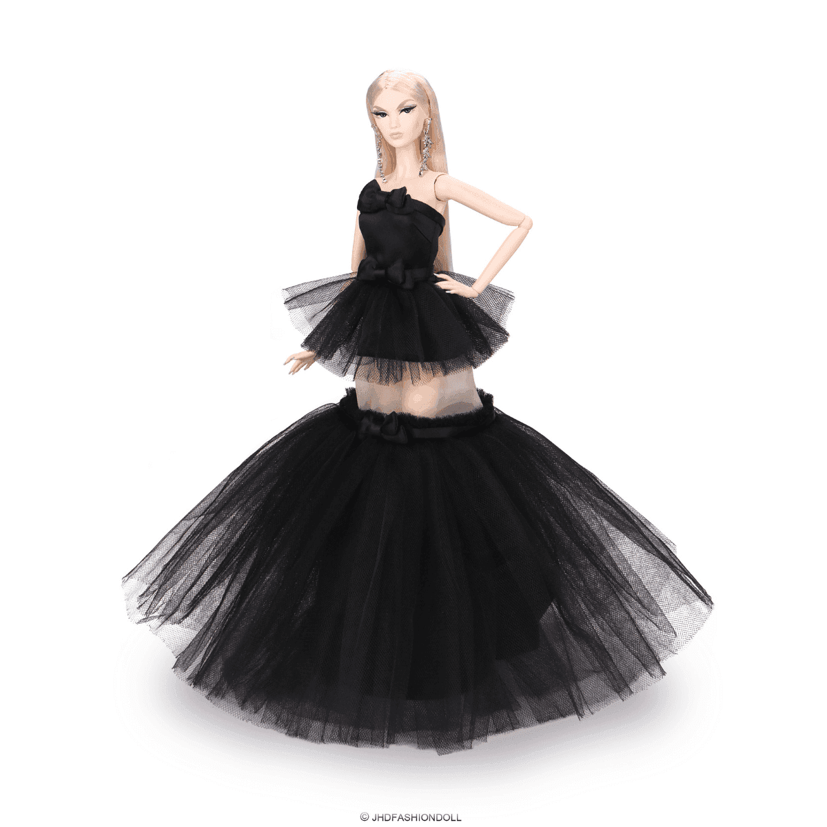JHDFASHIONDOLL 2024 Convention: BLACK BOW TIE Grace Doll - Simon's Collectibles, Exclusive UK dealer